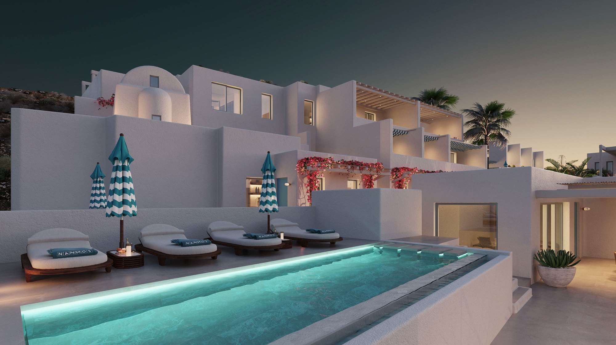 Nammos Hotel Mykonos - Night Perspective 15