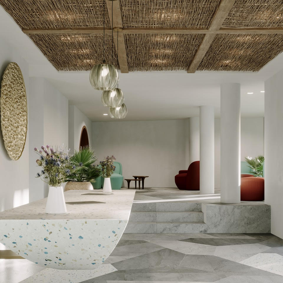 Nammos Hotel Mykonos – Hub Reception 3 (Hero) Nammos Hotel Mykonos - Hub Reception 3 (Hero)